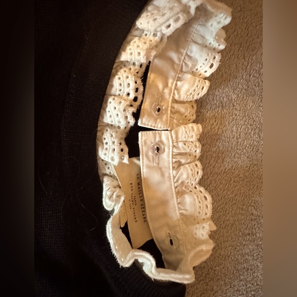 Sézane high collar pullover